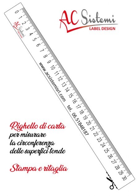 RIGHELLO STAMPABILE