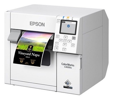EPSON C4000 stampante di etichette a colori professionale EPSON C4000 stampante di etichette a colori professionale