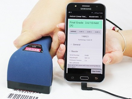 verificatore di codice a barre compatto e trasportabile Axicon verificatore di codice a barre compatto e trasportabile Axicon